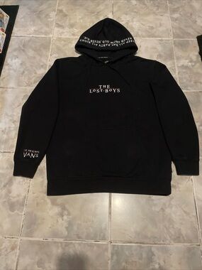 Vans Hoodie Off The Wall X The Lost Boys Limited Edition Pullover Black Men’s L